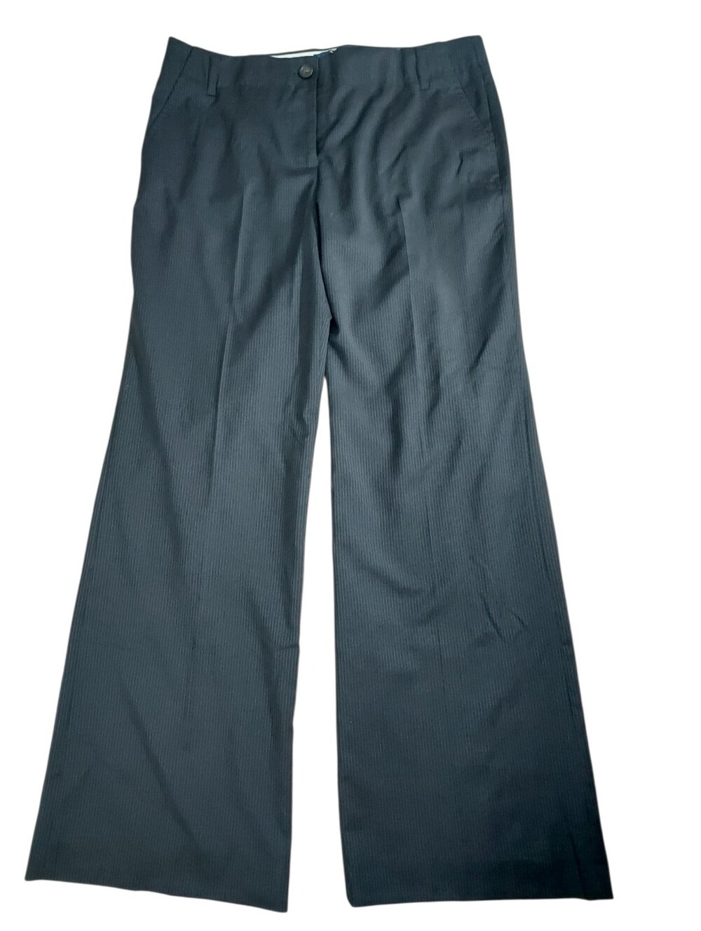 J. Crew Wool Favorite Fit Navy Pinstripe Trousers NWT 12